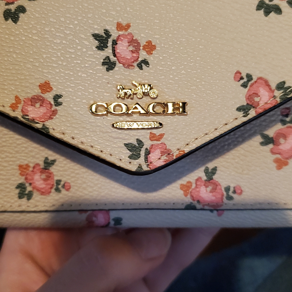 Bright Pink Coach Leather Bag And Wallet Set - Picture 12 of 16